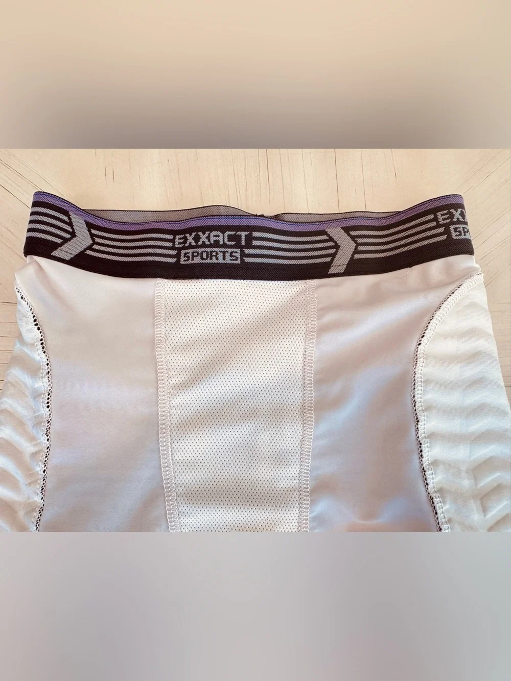 Exxact Sports Baseball Sliding Padded Compression Shorts – White – Youth XL
